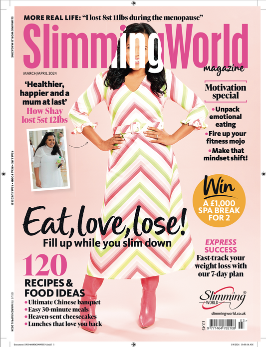 Raishma featured in Slimming World magazine