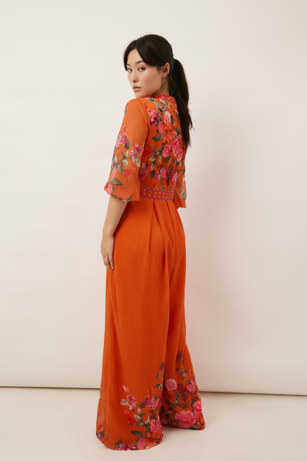Harper Orange Jumpsuit