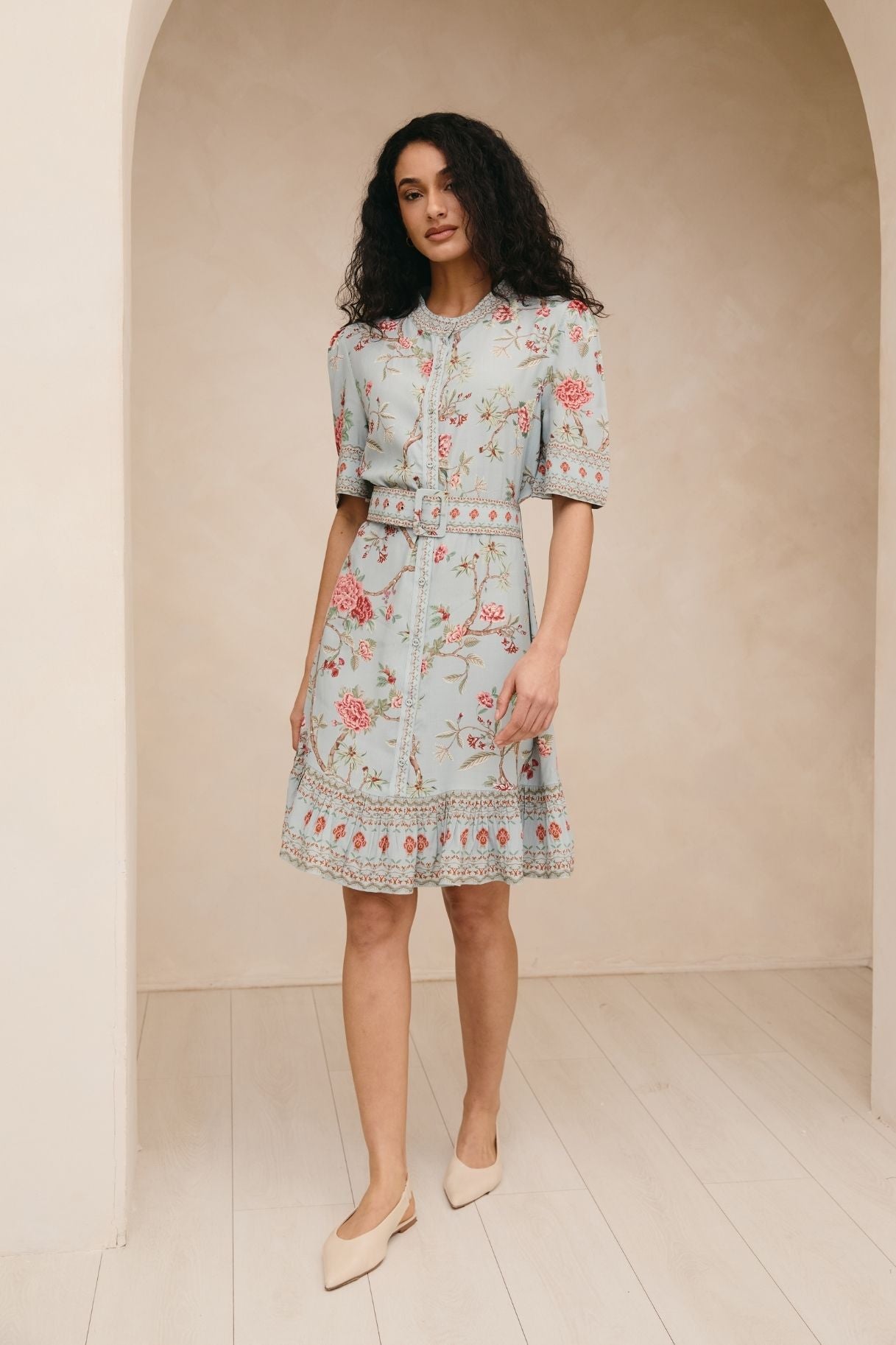 Everly Blue Dress – Raishma