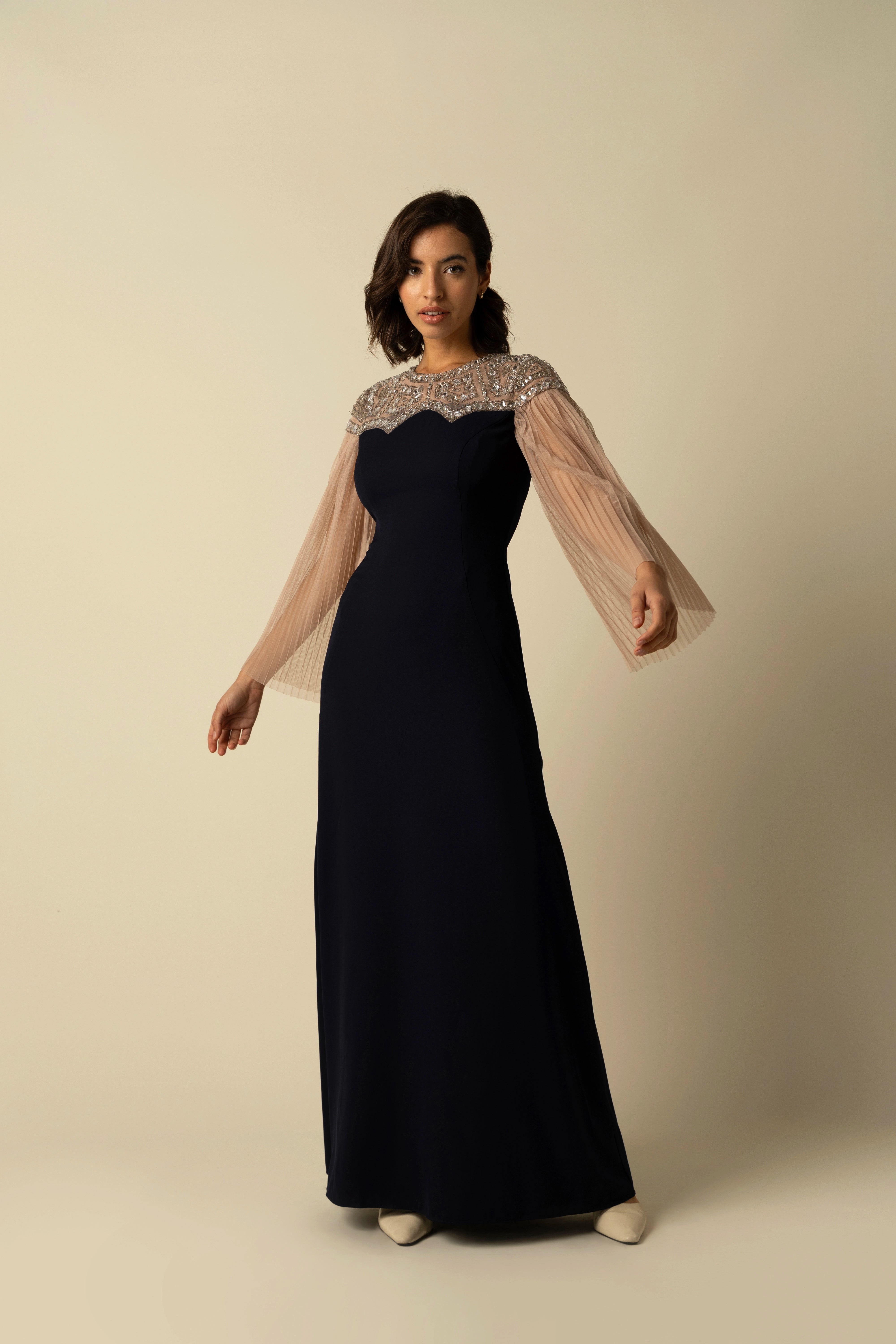 raishma evening dresses Women's Blue Paige Gown | Extra Small