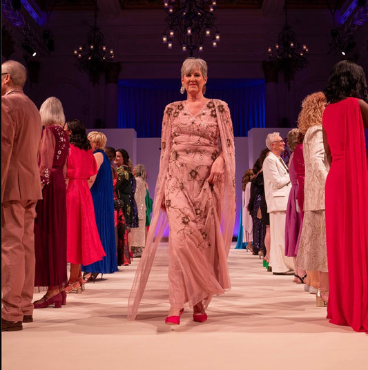 Raishma London Gowns showcased on Breast Cancer Now runway