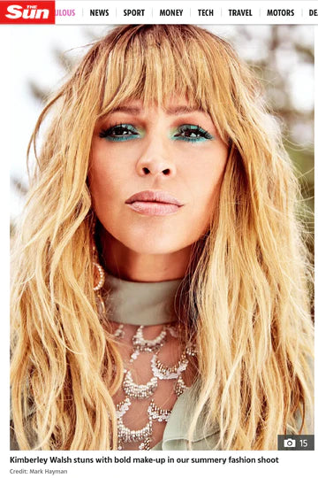 Kimberly Walsh in The Sun Mag