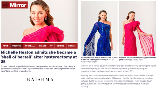 Mirror Features Michelle Heaton in Raishma London