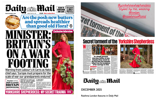 Raishma London features in Daily Mail