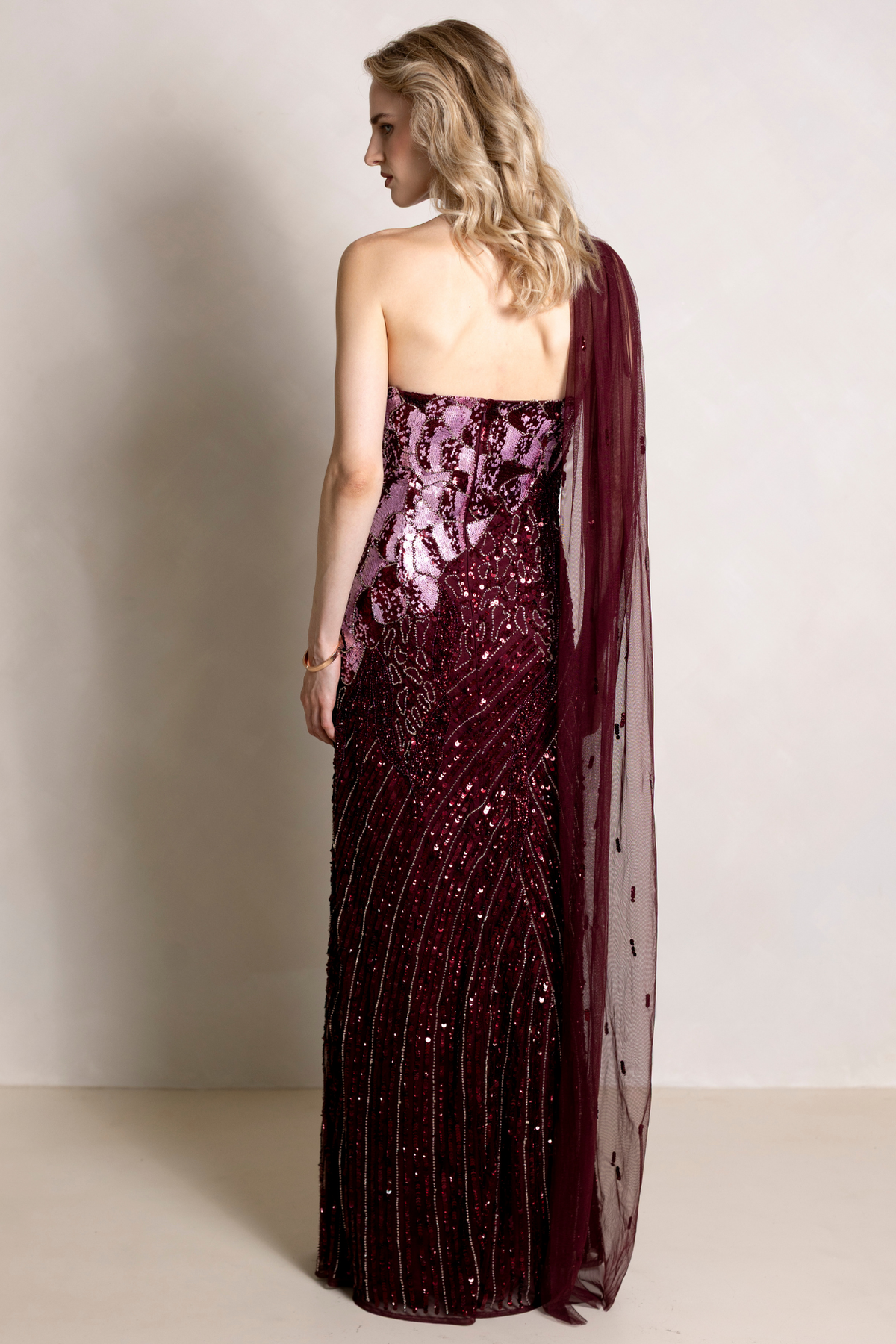 Natalia Plum Gown