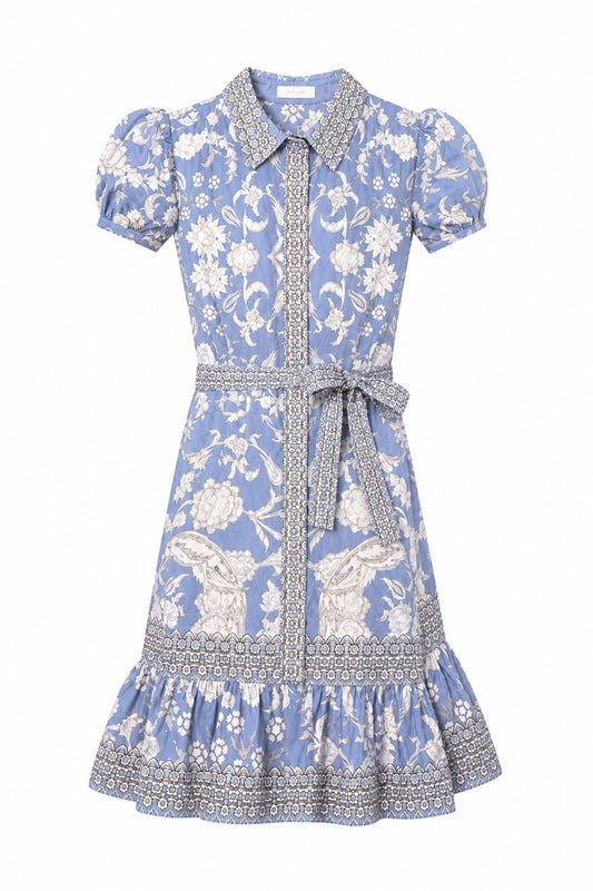 Rosey Blue Dress
