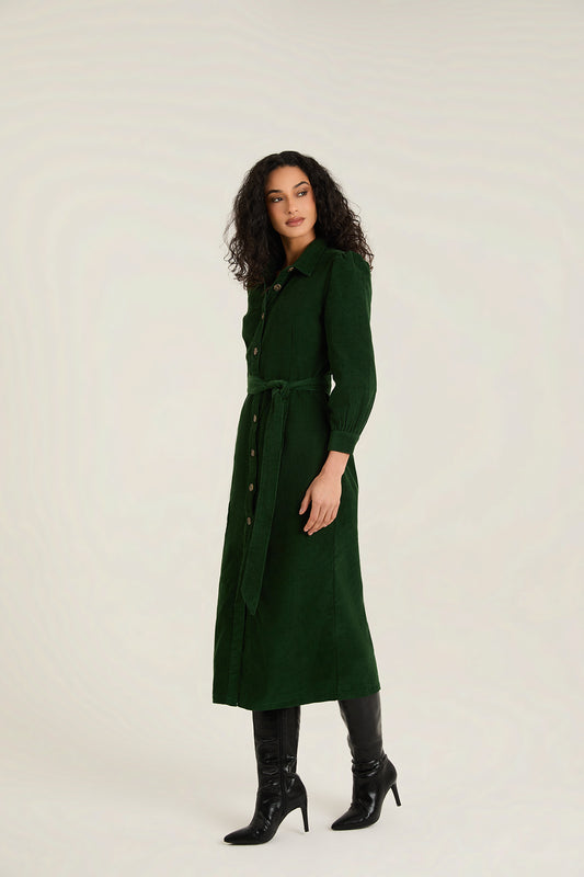 Delphine Green Dress