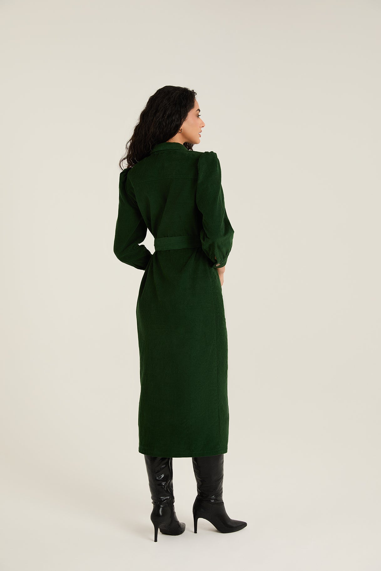 Delphine Green Dress