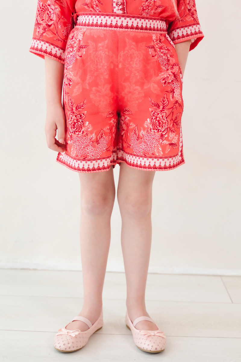 Molly Pink Kids Short