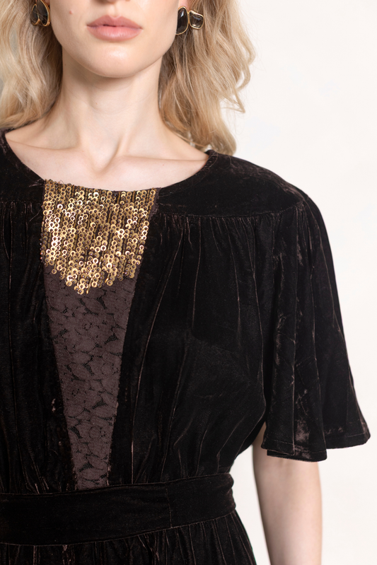 Adeline Chocolate Dress