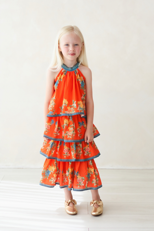 Matilda Orange Dress