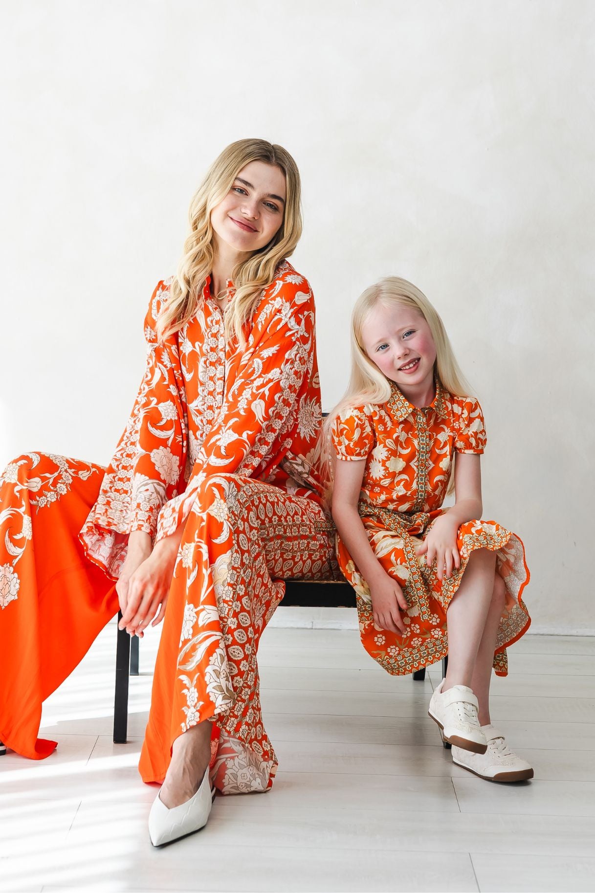 Rosey Orange Dress