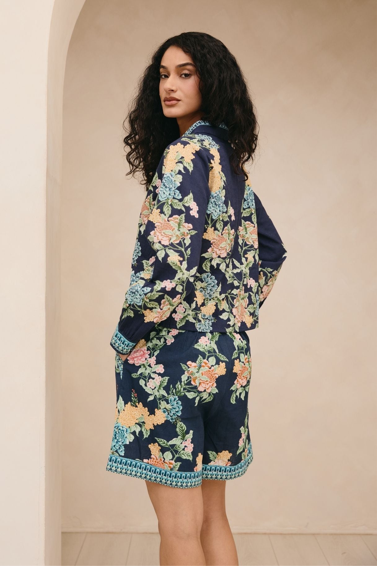 Amani Navy Short