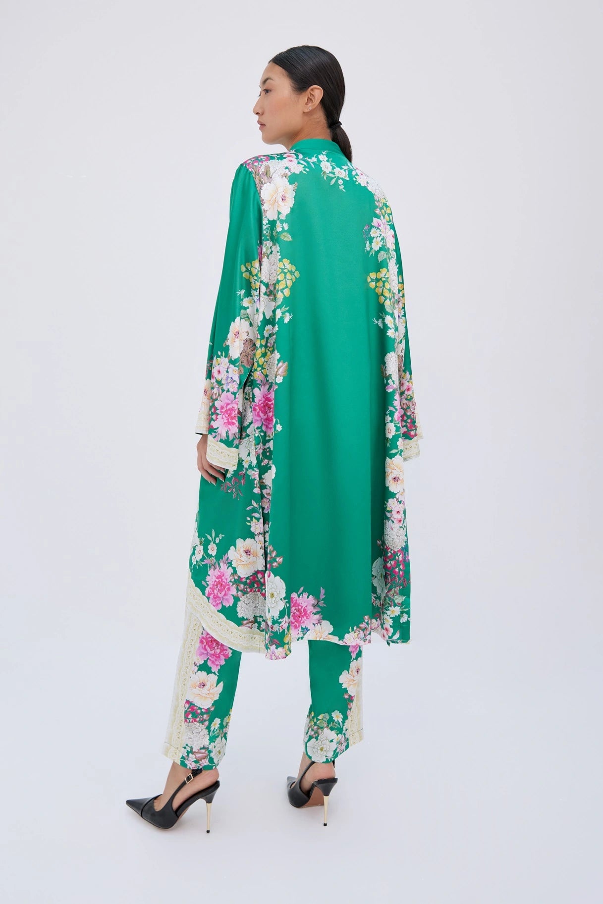 Amora Green Kimono