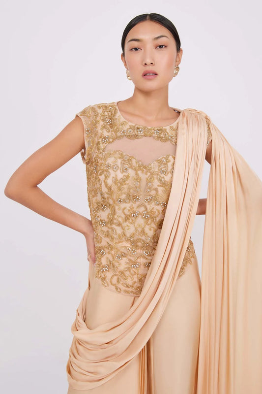 Anika Gold Gown