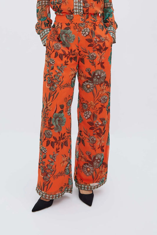 Aspen Orange Trousers