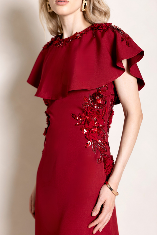 Jade Red Gown
