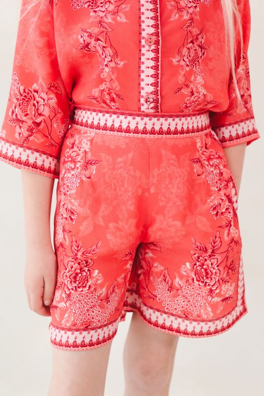 Molly Pink Kids Short