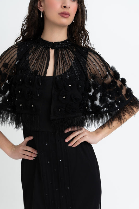 Catalina Black Gown
