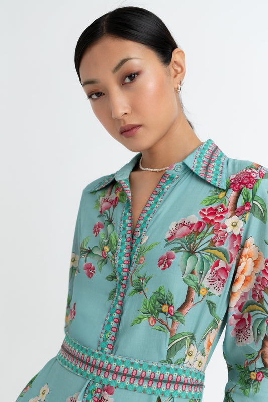 Enola Green Dress