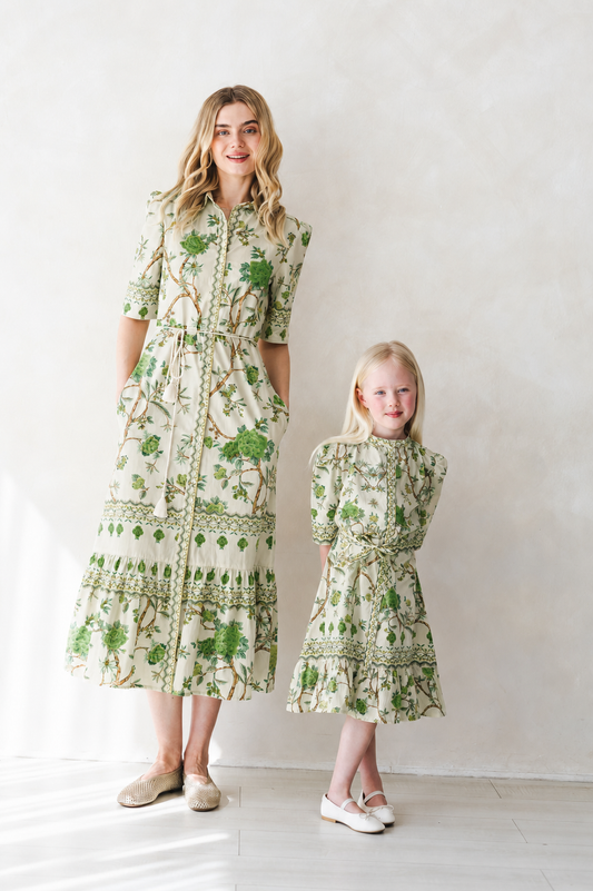 Goldie Green Kids Dress