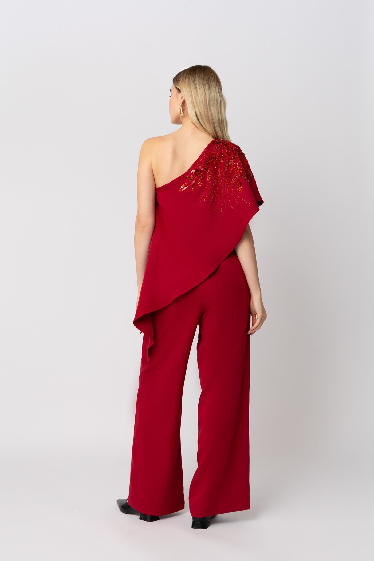 Gwen Red Jumpsuit