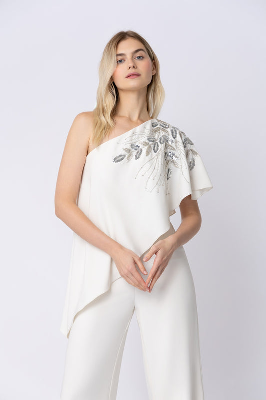 Gwen White Jumpsuit Bridal