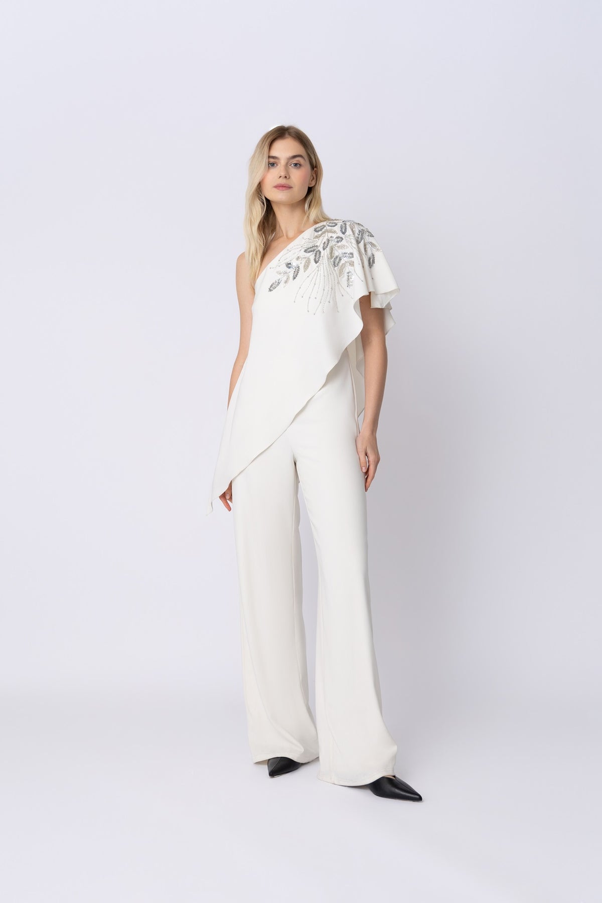 Gwen Jumpsuit Bridal AWX2410WH-6