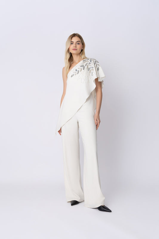 Gwen White Jumpsuit