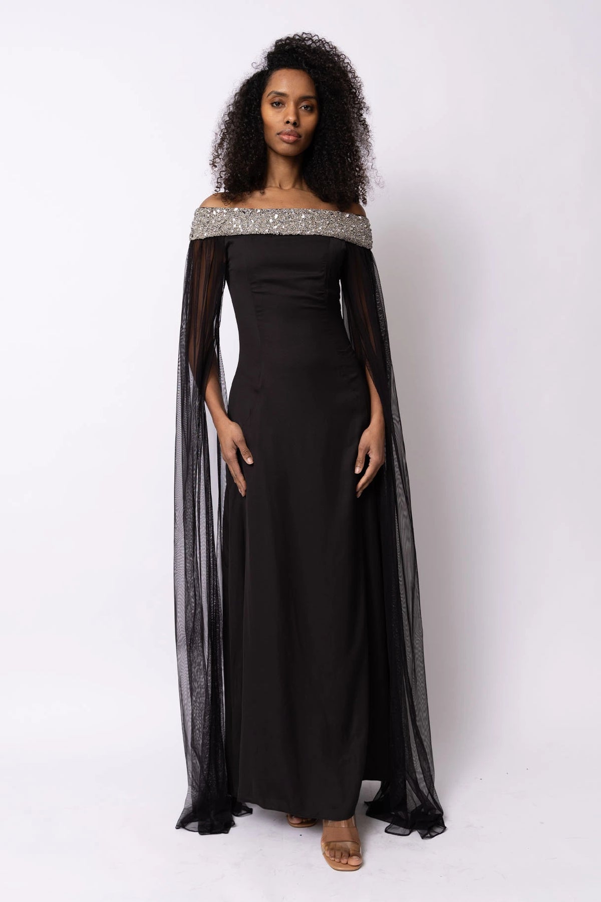 raishma isabella beaded neckline dress reviews Black Gown – Gala or Banquet self fabric_satin Black Wedding Tuxedo and Size:3-6M Romper