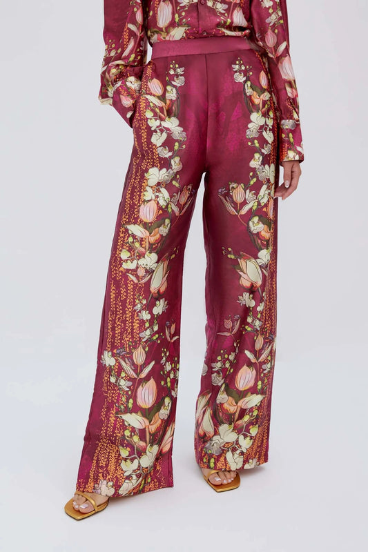 Lauren Burgundy Trousers