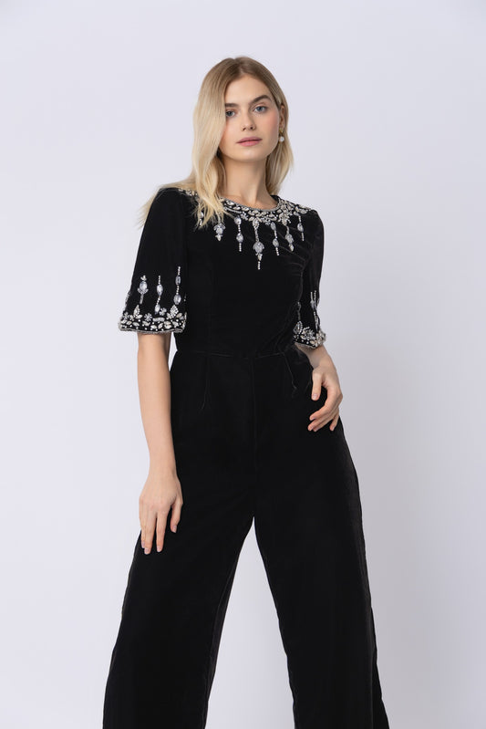 Luna Black Jumpsuit