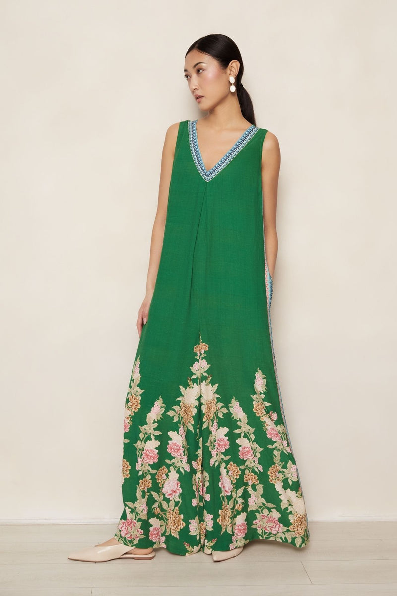 Mabel Green Jumpsuit