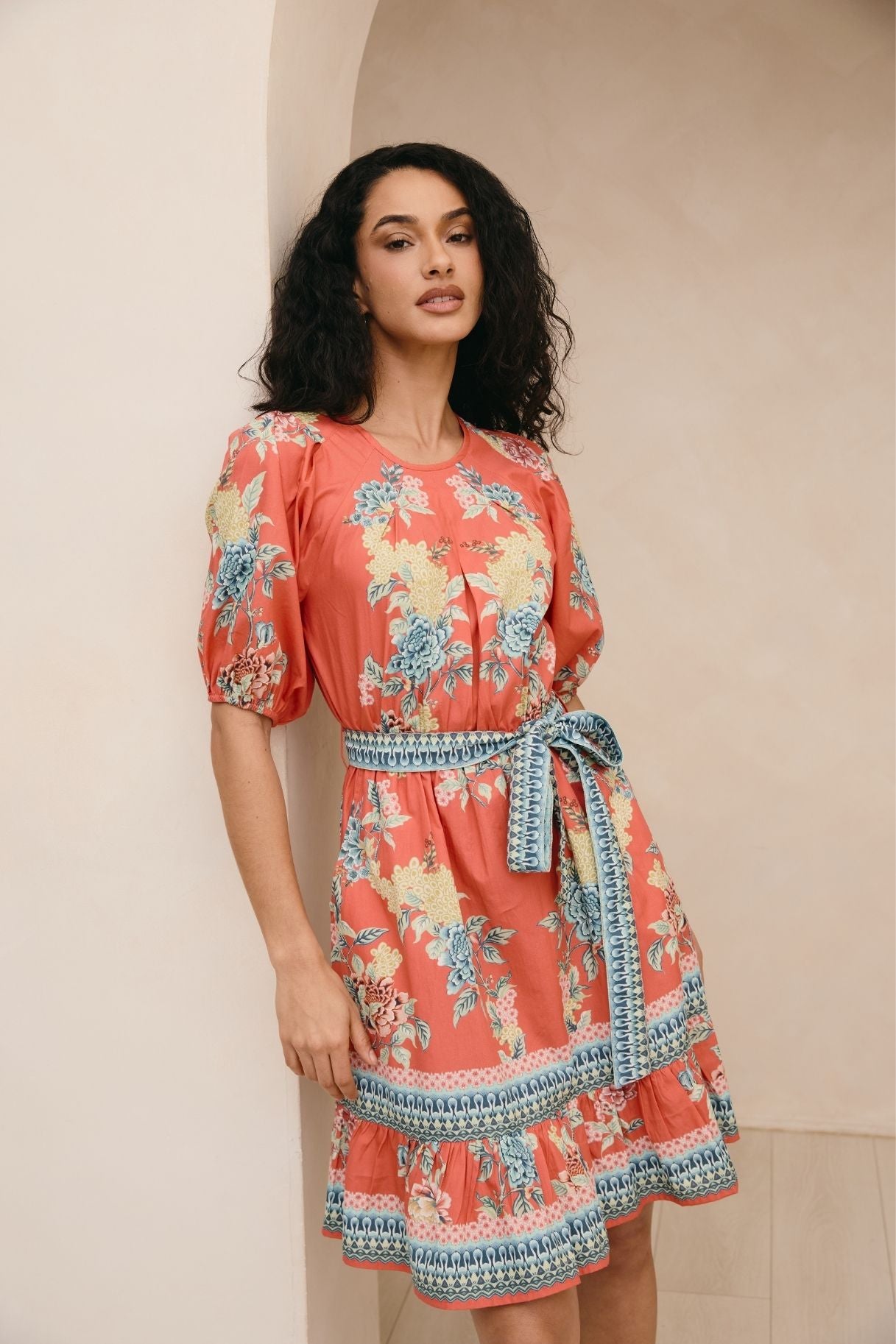 Petula Orange Dress