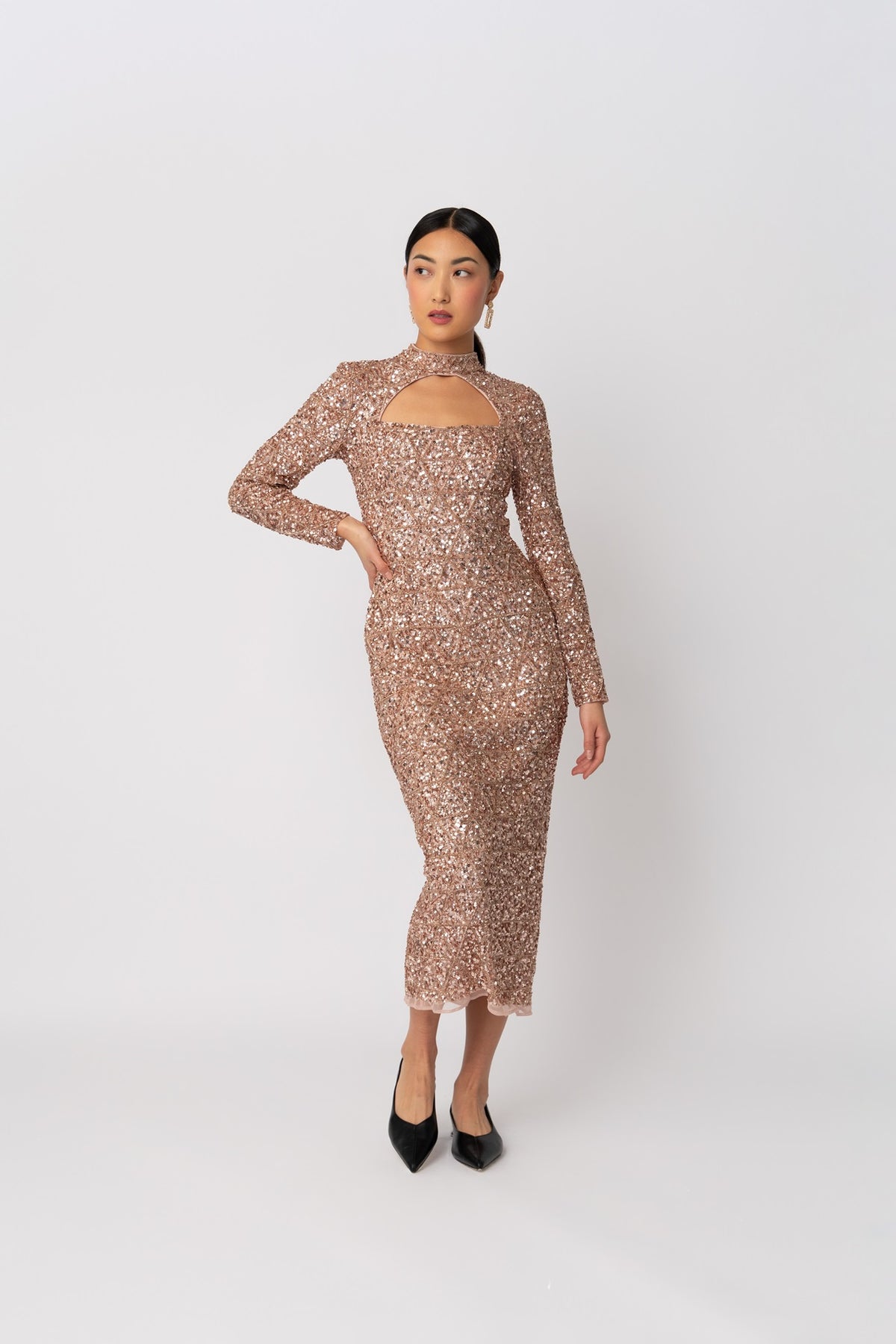 Phoebe Oyster Dress AWX2432OY-6