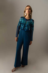 Nerissa Blue Jumpsuit