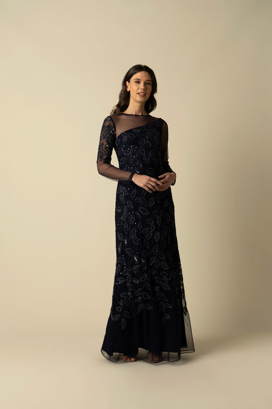 Sally Navy Gown