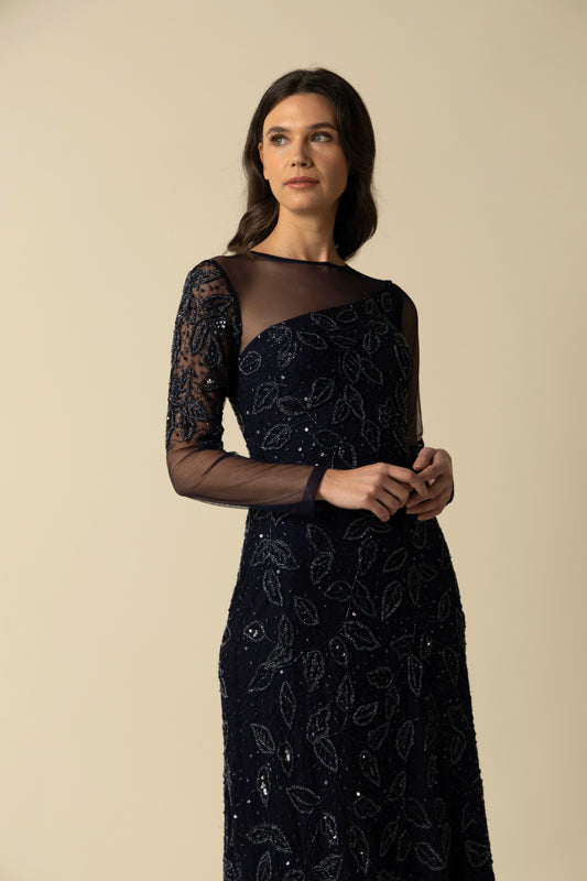Sally Navy Gown