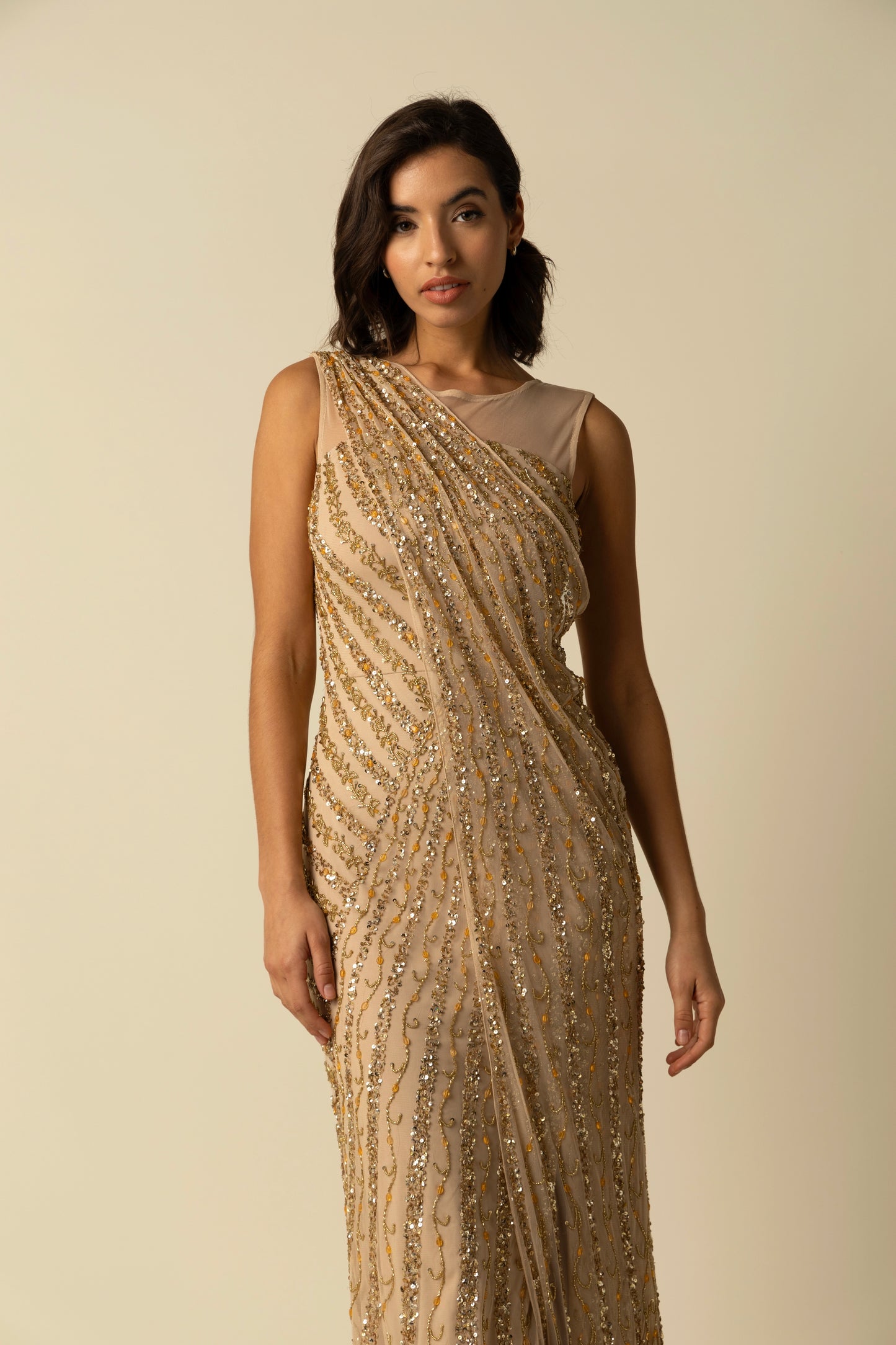 Arya Gold Gown