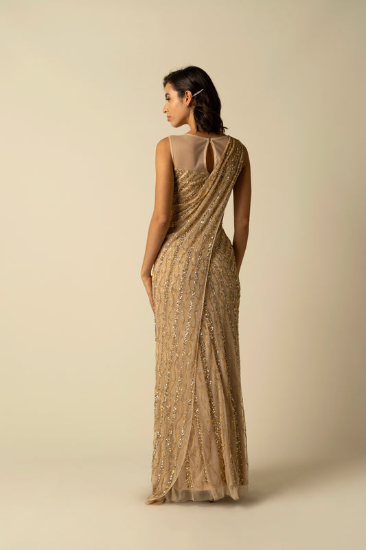 Arya Gold Gown