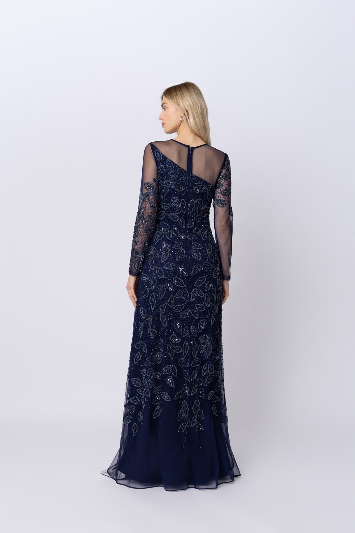 Sally Navy Gown