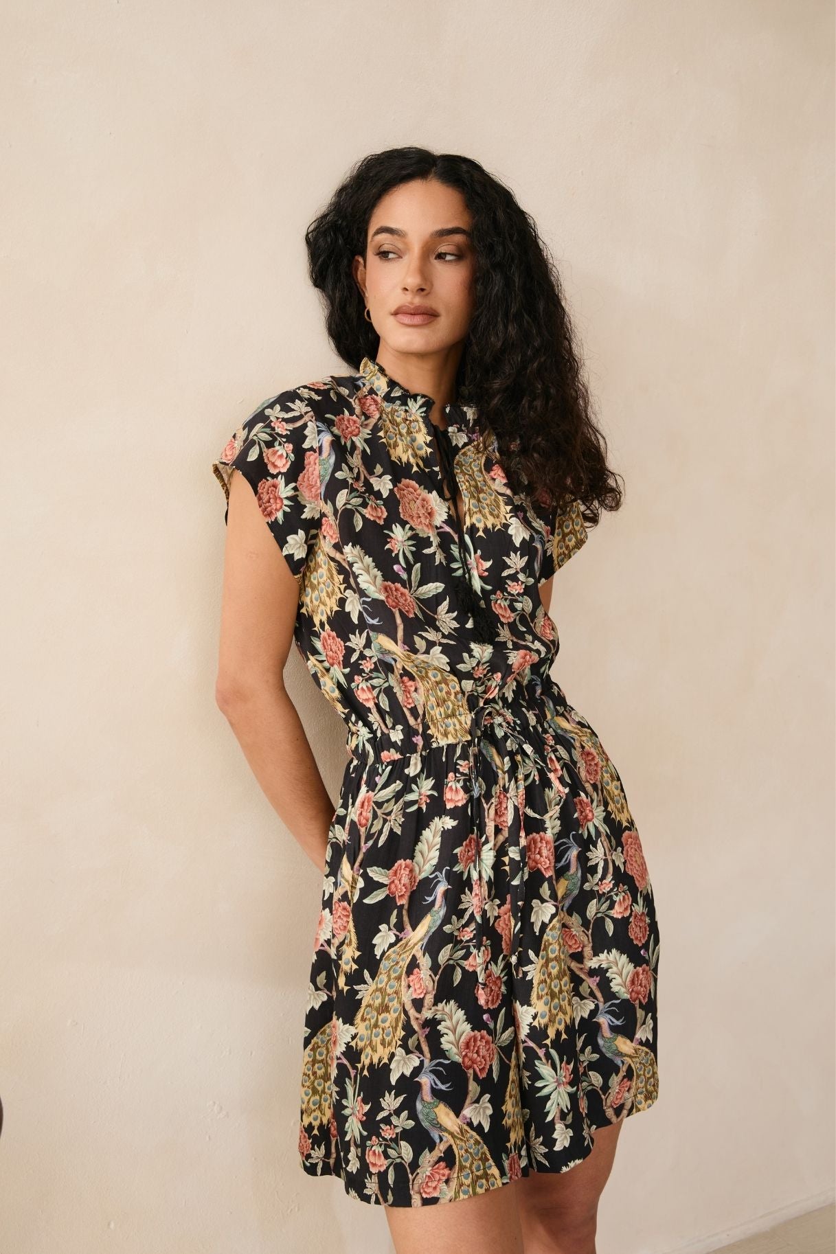 Samara Black Playsuit