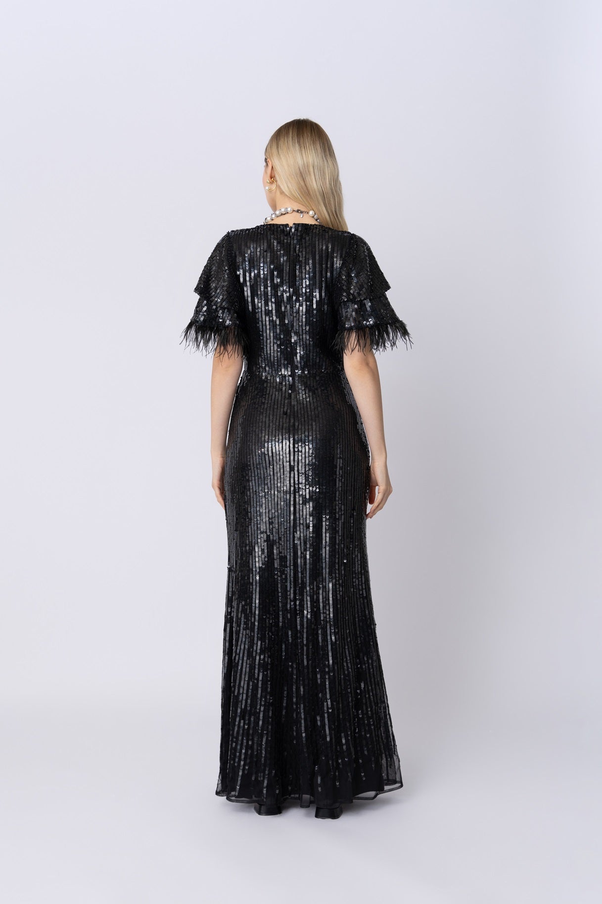 Selene Black Gown