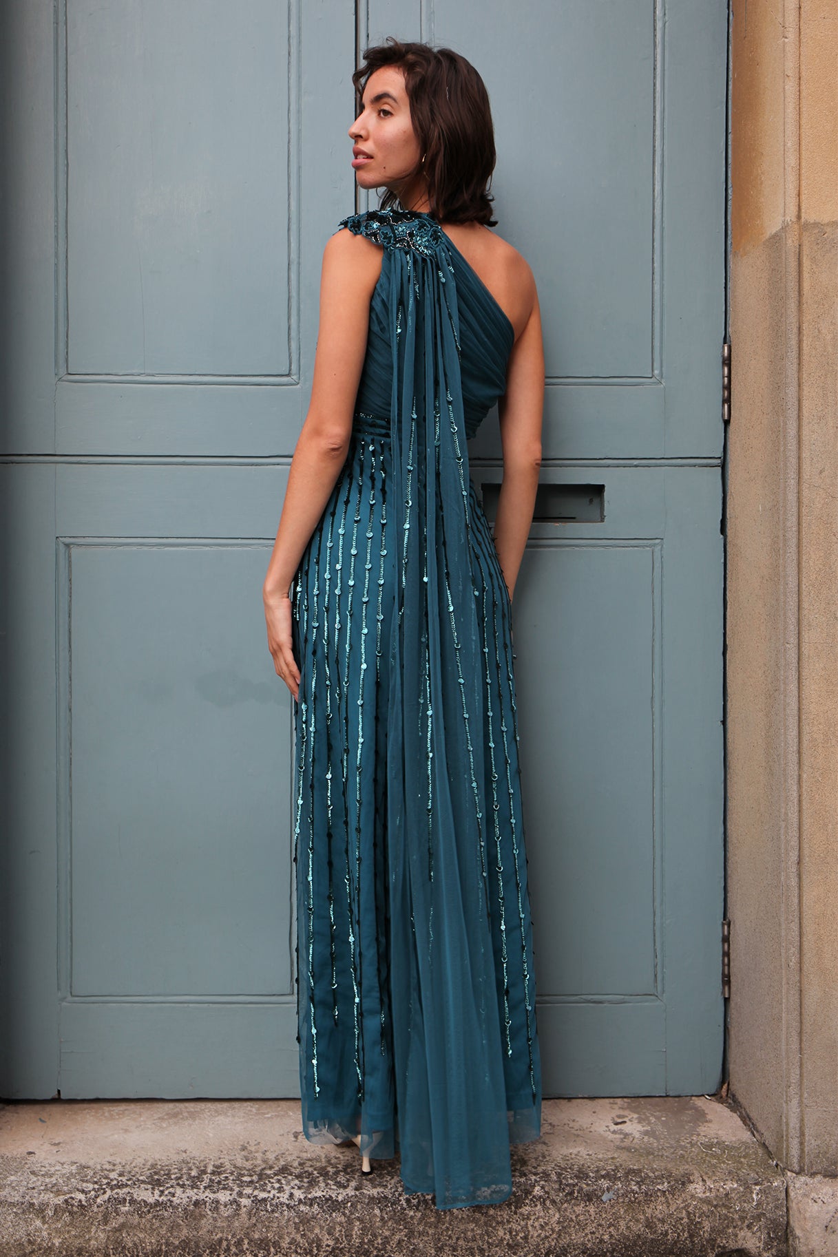 Teal Sorrel Gown