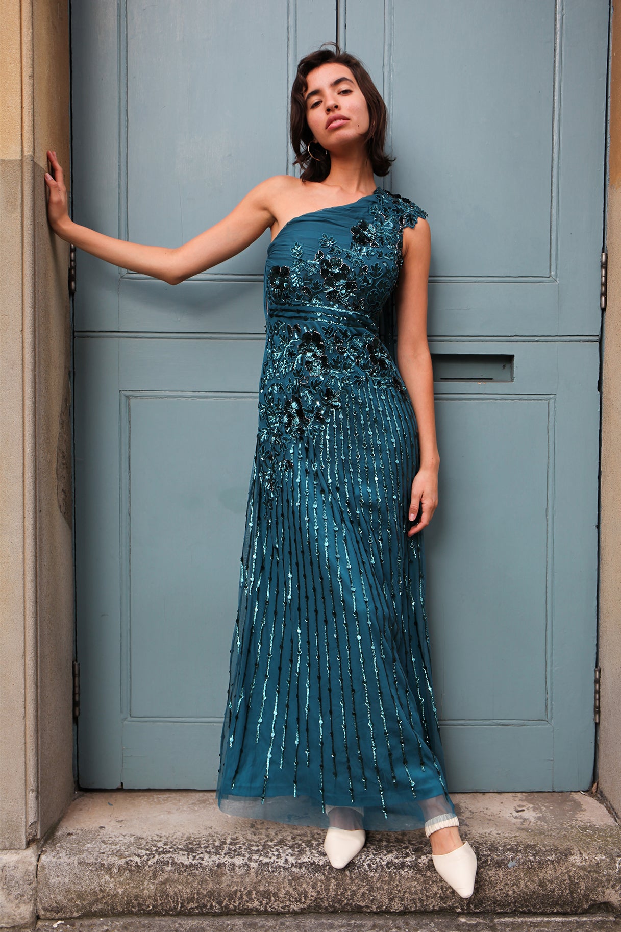 Teal Sorrel Gown