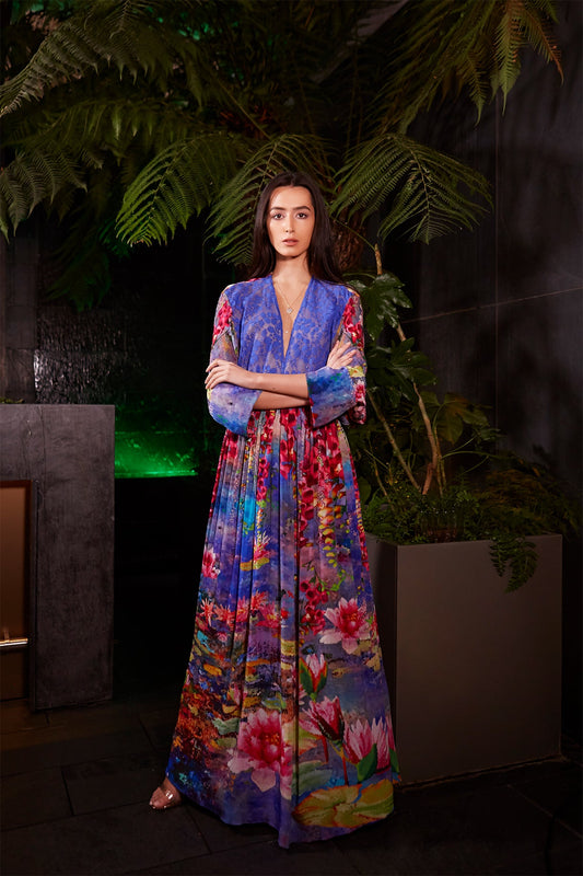 RAI Lotus Sunrise Kaftan Dress