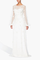 3D Floral Bridal Gown